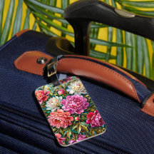 Elegante bunte gemalte Pfingstrosenblumen