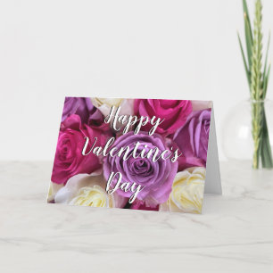 Elegante bunte Rosen Floral Beste Freundin  Karte