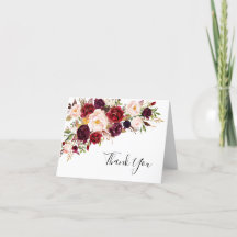 Elegante Burgundy Blush Pink Wedding