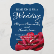 Elegante Burgundy und Navy Blue Winter Wedding