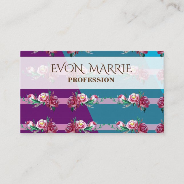 Elegante Business Card Visitenkarte (Vorderseite)