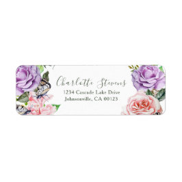 Elegante Butterfly Floral Watercolor Hochzeit