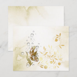 Elegante Butterfly und Pearl Fantasy-Papierblätter