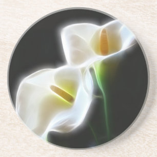 Elegante Calla-Lilien-Blumen 13 modern Getränkeuntersetzer