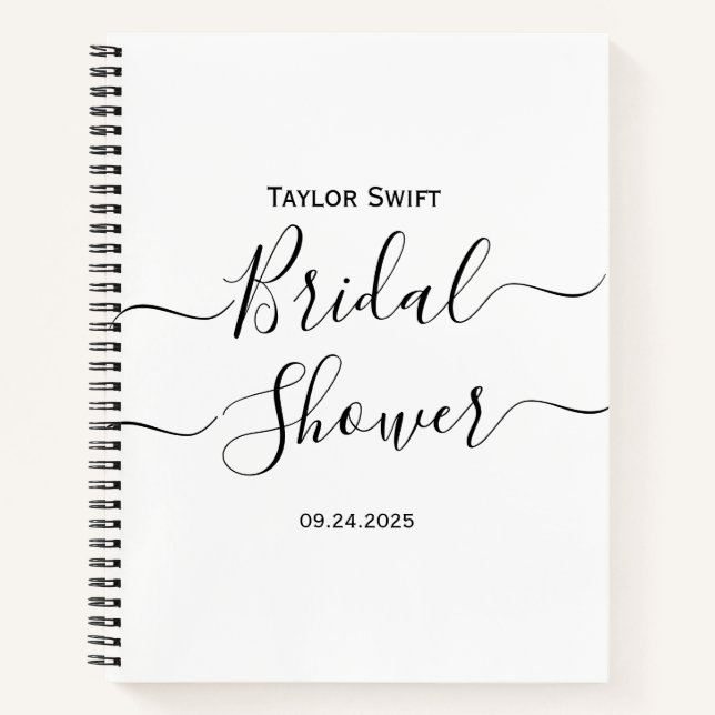 Élégante calligraphie Carnet cadeau nuptiale (Devant)