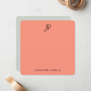 Élégante calligraphie couleur Modèle monographique