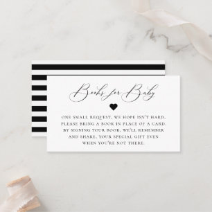 Elegante Calligraphy Book Request Enclosure Card Platzkarte