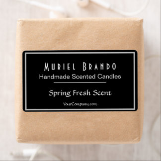 Elegante Candle Company V2 Candle Jar Label