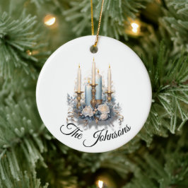 Elegante Candlelight-Dekoration - individuell Keramik Ornament