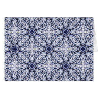 Elégante carte bleue et blanche
