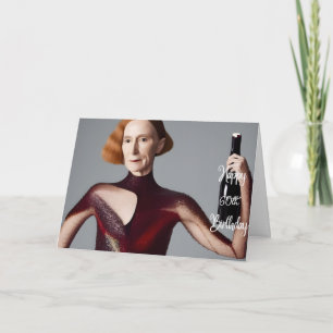 Elégante carte d'anniversaire 60e pour une maman d