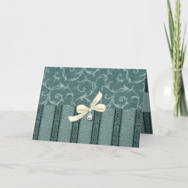 Elégante - Carte d'anniversaire : Collection Eléga (Devant)