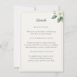 Élégante carte de code QR avec détails de mariage