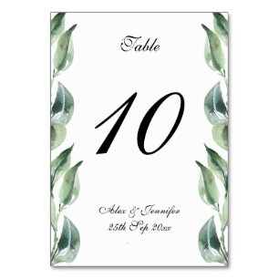Elégante carte de mariage n° avec nom d'invité