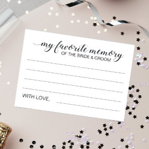 Élégante carte de mariage pour mariée en mémoire p