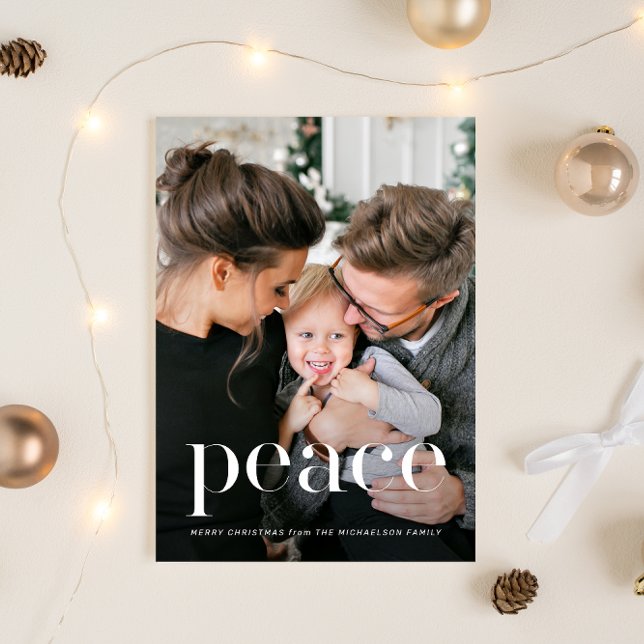 Elégante carte de Noël de la Botanique Noire (Créateur téléchargé)