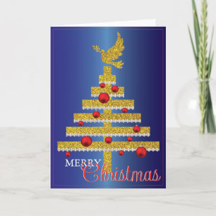 Elégante carte de Noël personnalisée