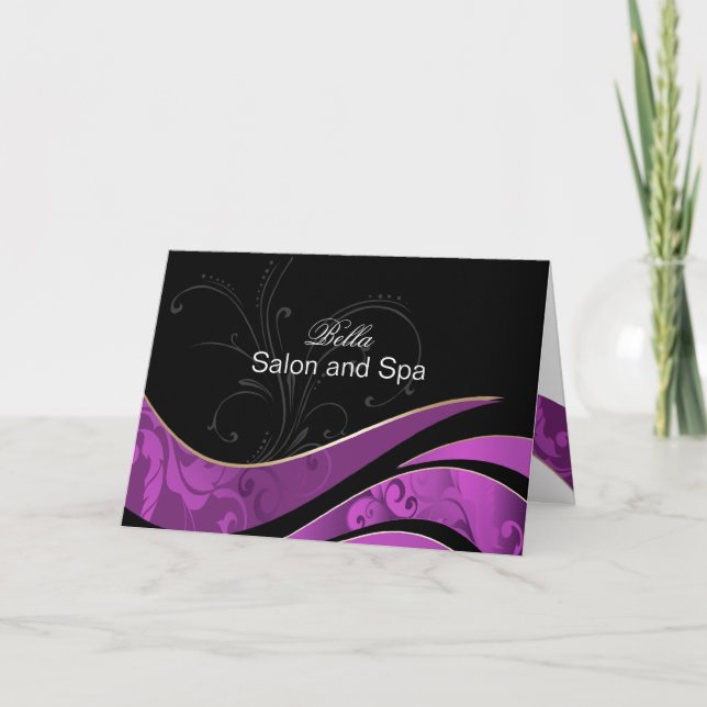 élégante carte de remerciements pour les entrepris (Devant)