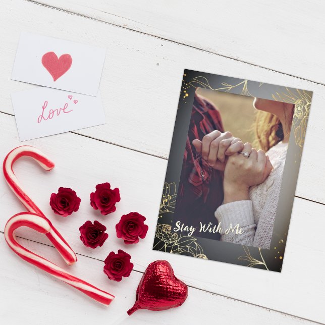 Elégante carte de vacances en or (Créateur téléchargé)