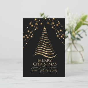 Elégante carte de vacances Joyeux Noël Appartement