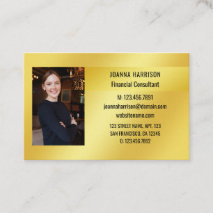 Élégante Carte de Visite Professionnelle Européenn