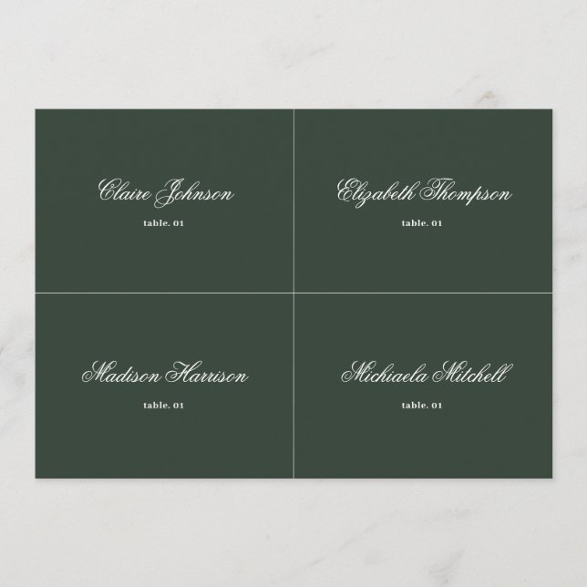 Élégante carte Mariage de la forêt d'hiver do-it-y (Devant)