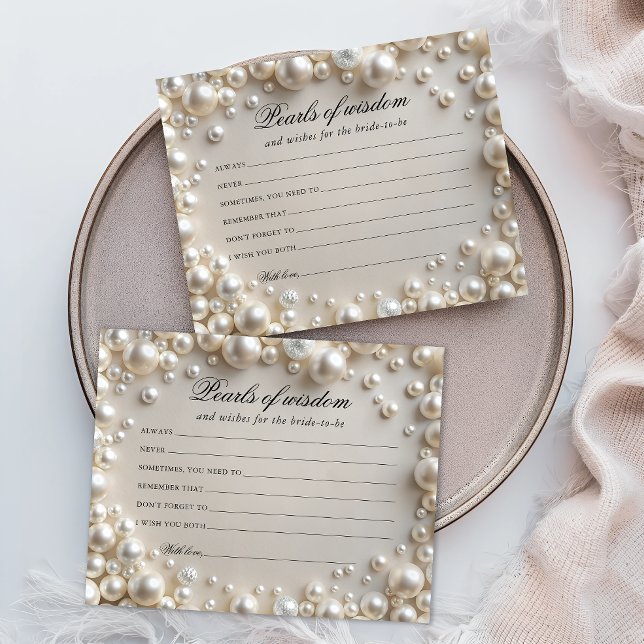 Elégante carte Pearles de sagesse (Créateur téléchargé)