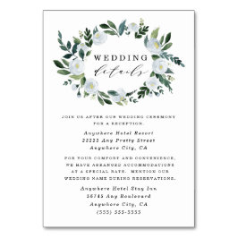 Elégante Cartes de boîtier Mariage couleur bleu-bl