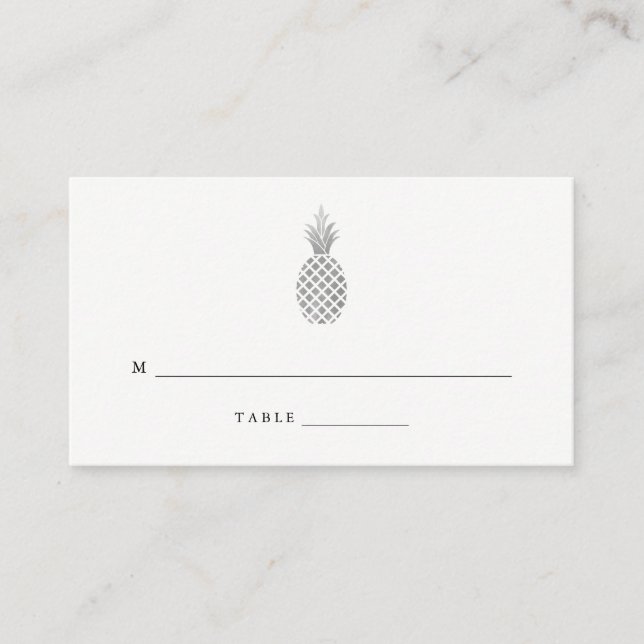 Elégante Cartes d'Escorte Mariage en ananas (Devant)