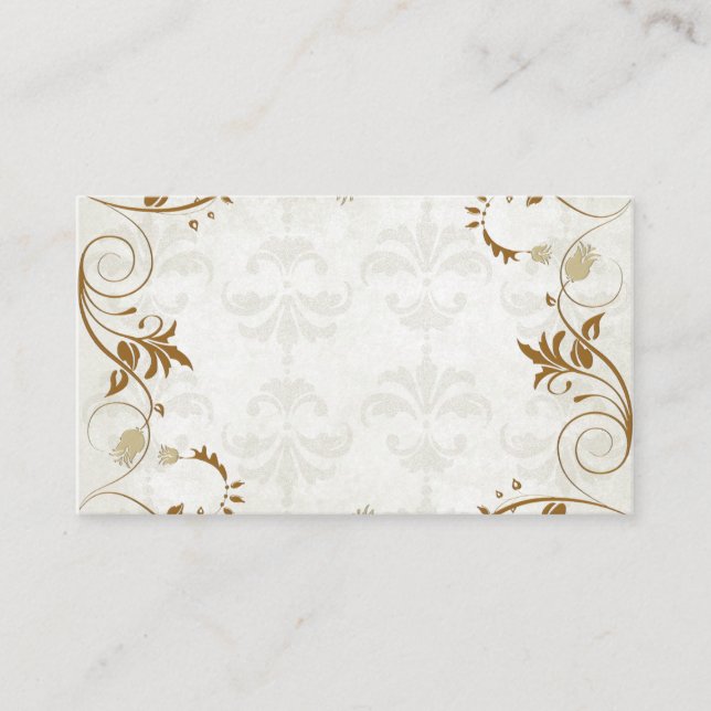Elégante Cartes Mariages de automne (Devant)
