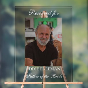 Élégante Chaise commémorative de mariage Vignette 