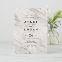 Elegante Champagne Gold Metallic Marmor Wedding
