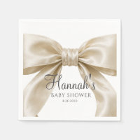Elegante Champagner-Satin-Schleifen-Baby-Mädchen-P