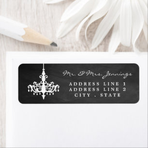 Elegante Chandelier Chalkboard Wedding Collection