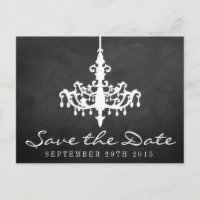 Elegante Chandelier Chalkboard Wedding Collection