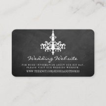 Elegante Chandelier Chalkboard Wedding Collection
