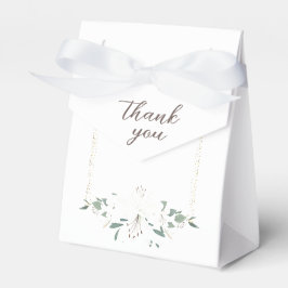 Elegante Charm Green Wildblume Wedding Geschenkschachtel