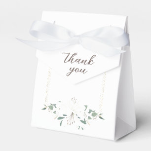 Elegante Charm Green Wildblume Wedding Geschenkschachtel