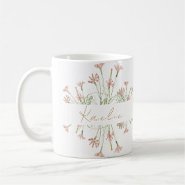 Elegante Charm Wild Blume Wedding Kaffeetasse