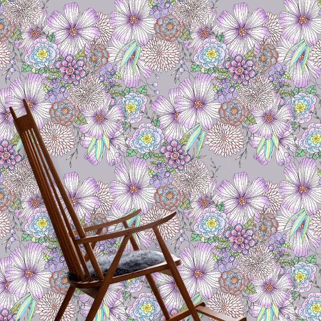 Elegante Charmante Lila Lavendel Garden Blume Tapete (Von Creator hochgeladen)