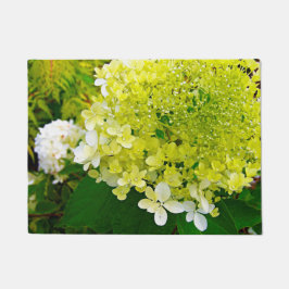Elegante Chartreuse Green Limelight Hydrangea Fußmatte