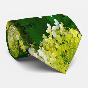 Elegante Chartreuse Green Limelight Hydrangea Krawatte