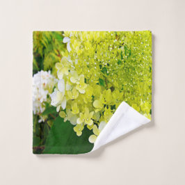 Elegante Chartreuse Green Limelight Hydrangea Waschlappen
