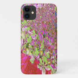 Elegante Chartreuse Green, Pink und Blue Hydrangea Case-Mate iPhone Hülle