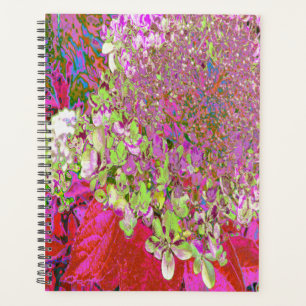 Elegante Chartreuse Green, Pink und Blue Hydrangea Planer