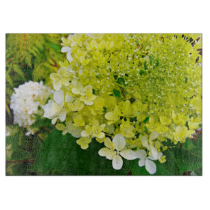 Elegante Chartreuse-Grüne Limelight-Hortensie Schneidebrett