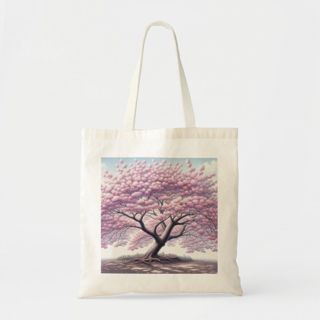 Elegante Cherry Blossom Tragetasche (Vorne)