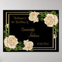 Elegante Chic Ecke Elfenbeinrosen Brautsträuße Hoc