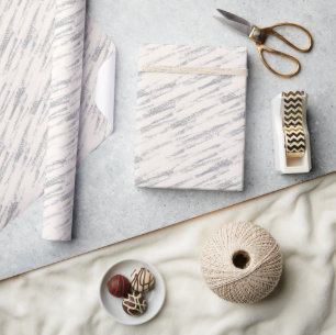 Elegante Chic Gray Cool Moderne Minimalistische Ku Geschenkpapier