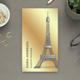 Elegante Chic Imitate Golden Frische Pasta machen Visitenkarte